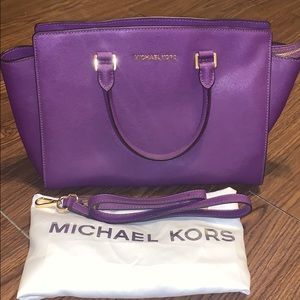 Michael Kors Purple Handbag